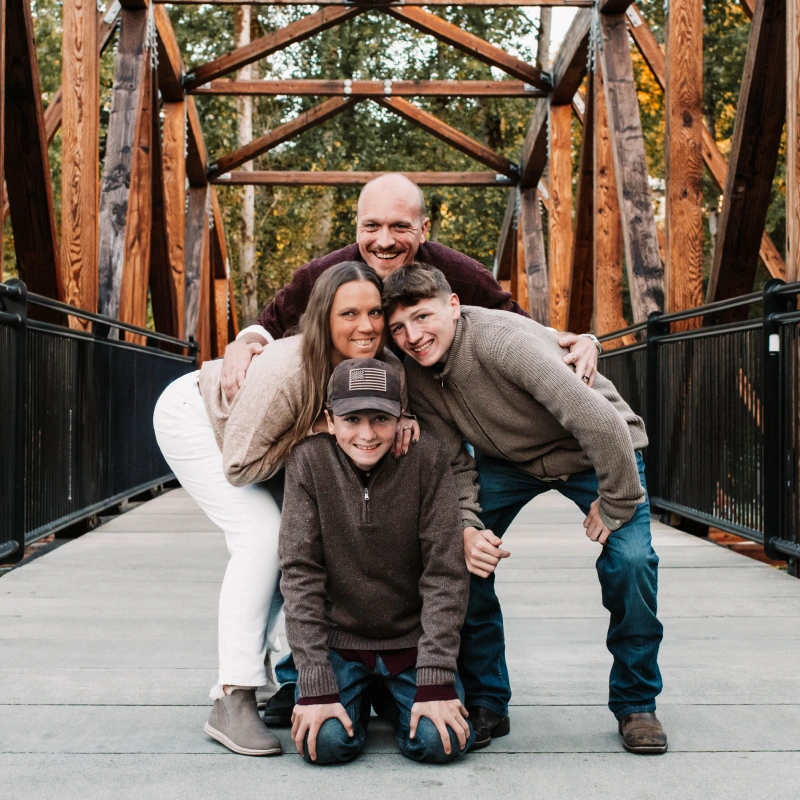 Fike family on Bridge